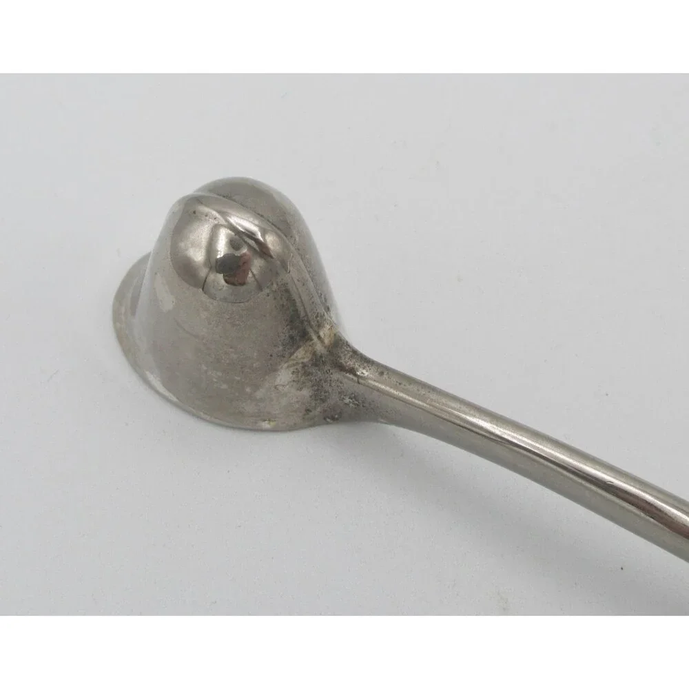 Vintage Candle Snuffer Silver Plated Helmet Design 10